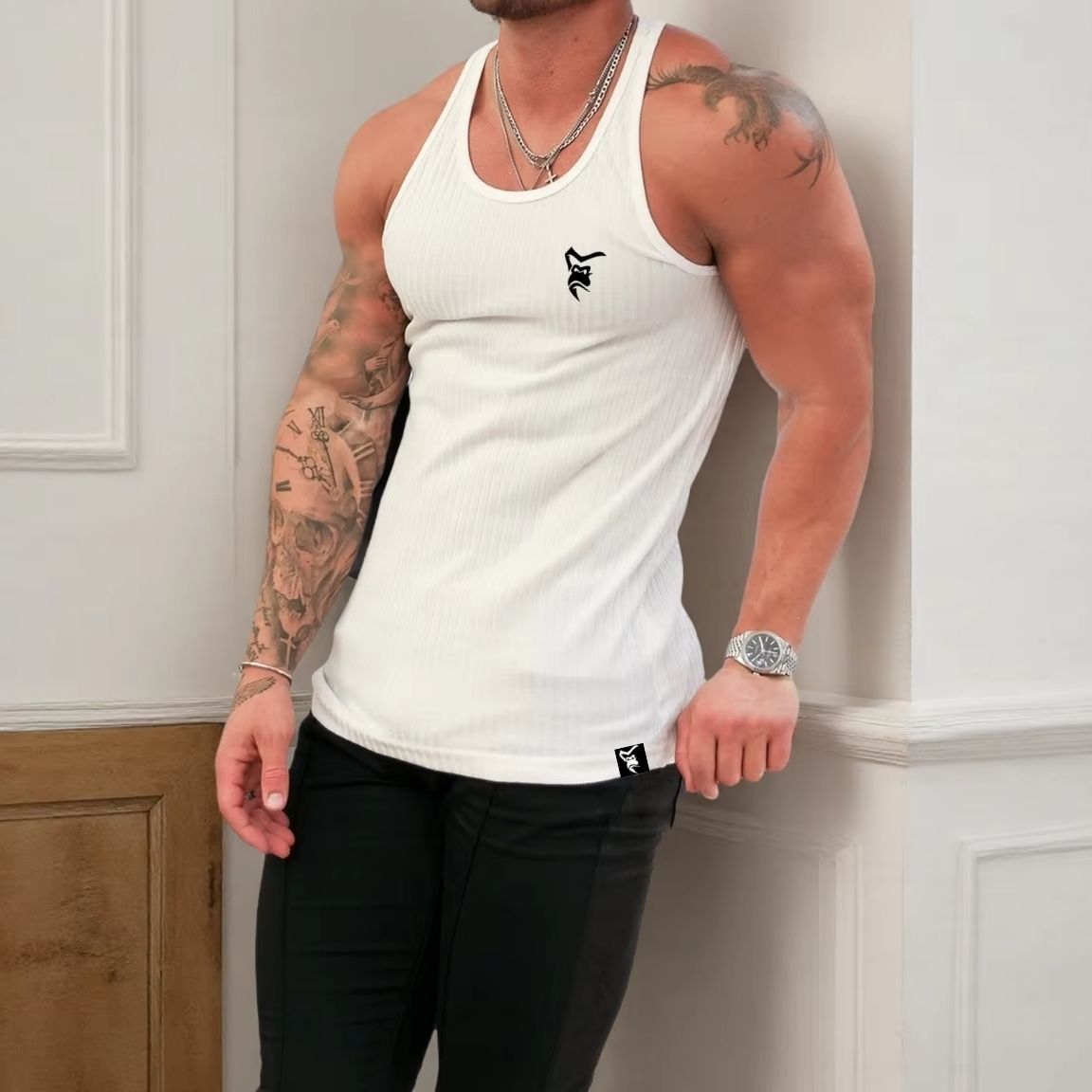 НОВЫЕ Мужские быстросохнущие м – обзор и цена Sleeveless Undershirt