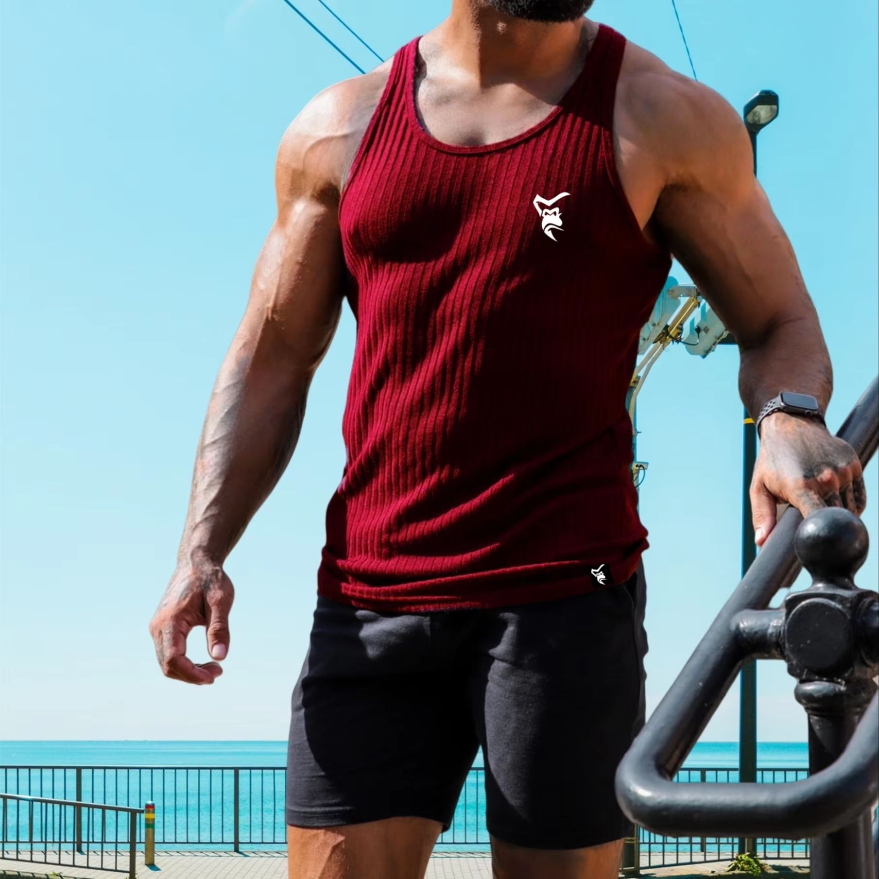 НОВЫЕ Мужские быстросохнущие м – обзор и цена Sleeveless Undershirt